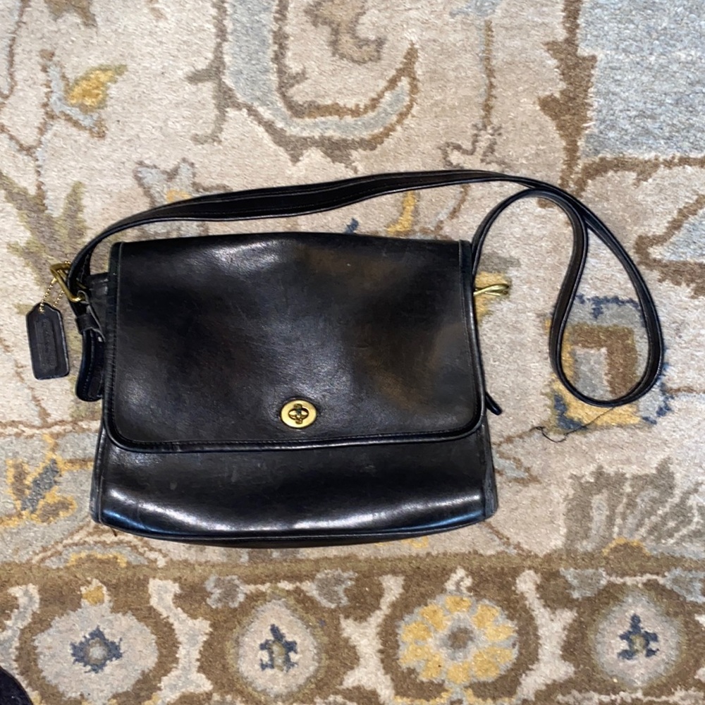 Vintage coach leather bag